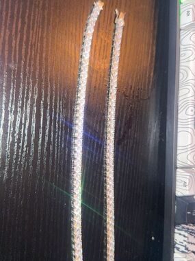 Moissanite chain  - Iridescent Silver Tone